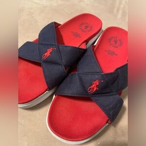 Polo Ralph Lauren Chunky Slides Size 8 Women’s